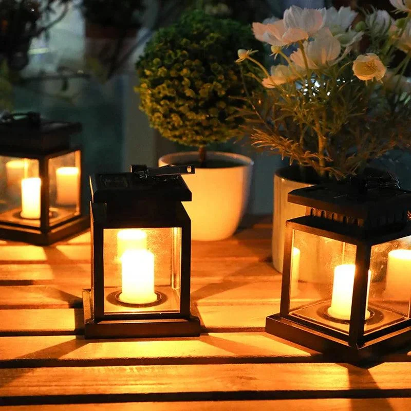 2pcs 4pcs Solar Candle Lantern Ip44 Waterproof Hanging Retro Led Candle Light Outdoor With Hook And 1f8afe01 C3e8 4214 803f B39a71710246