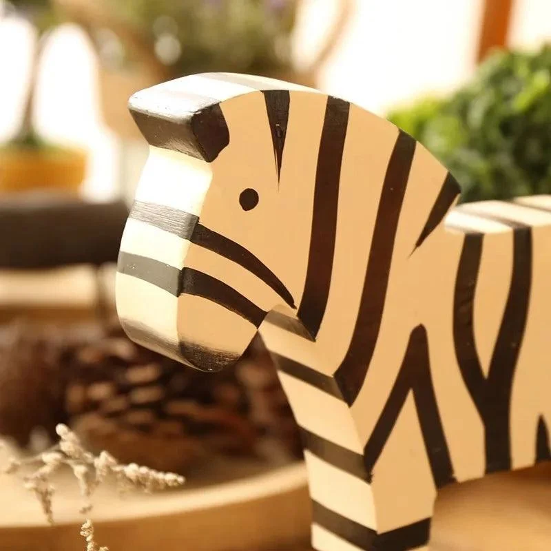 2pcs Creative Retro Zebra Room Decorations -