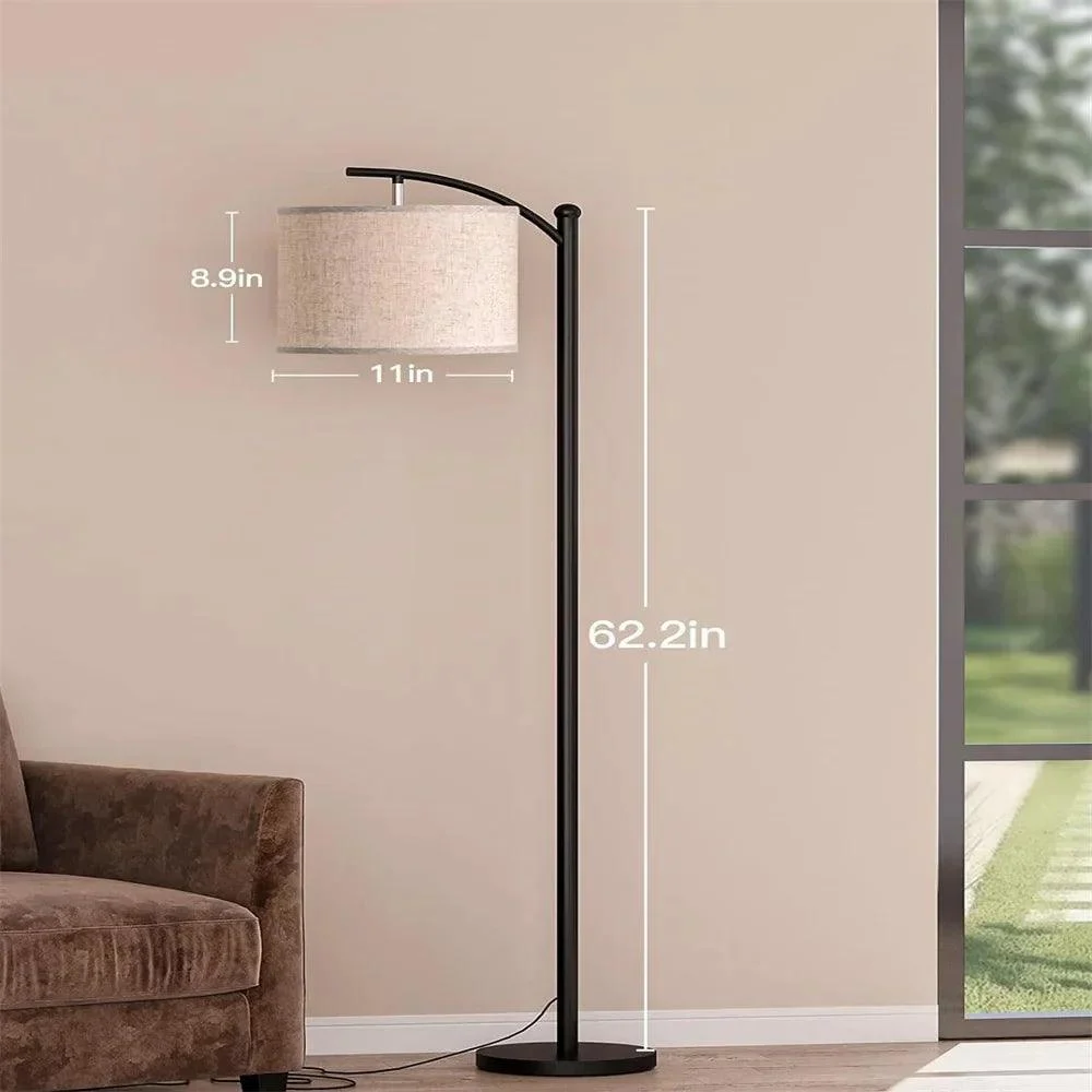 3 Color Temperature Floor Lamp Vertical Lamp Linen Lampshade Bedroom Floor Light Standing Lamp With Beige.jpg 04a451bf 123a 42a5 A1a4 436e46a4a694