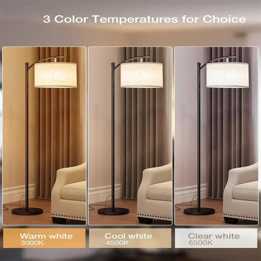 3 Color Temperature Floor Lamp Vertical Lamp Linen Lampshade Bedroom Floor Light Standing Lamp With Beige.jpg A25196ea 48c7 45e4 8c01 62d5bc913cdb