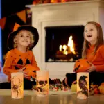 3 Pack Halloween Battery Operated Flameless Candle Lamp with Timer Setting tag1