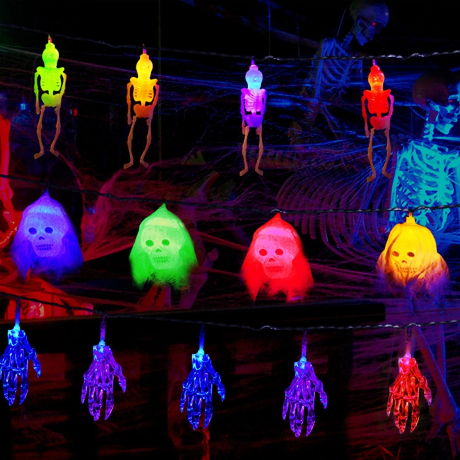 3-Pack: Halloween String Light Decorations -  - #tag1#