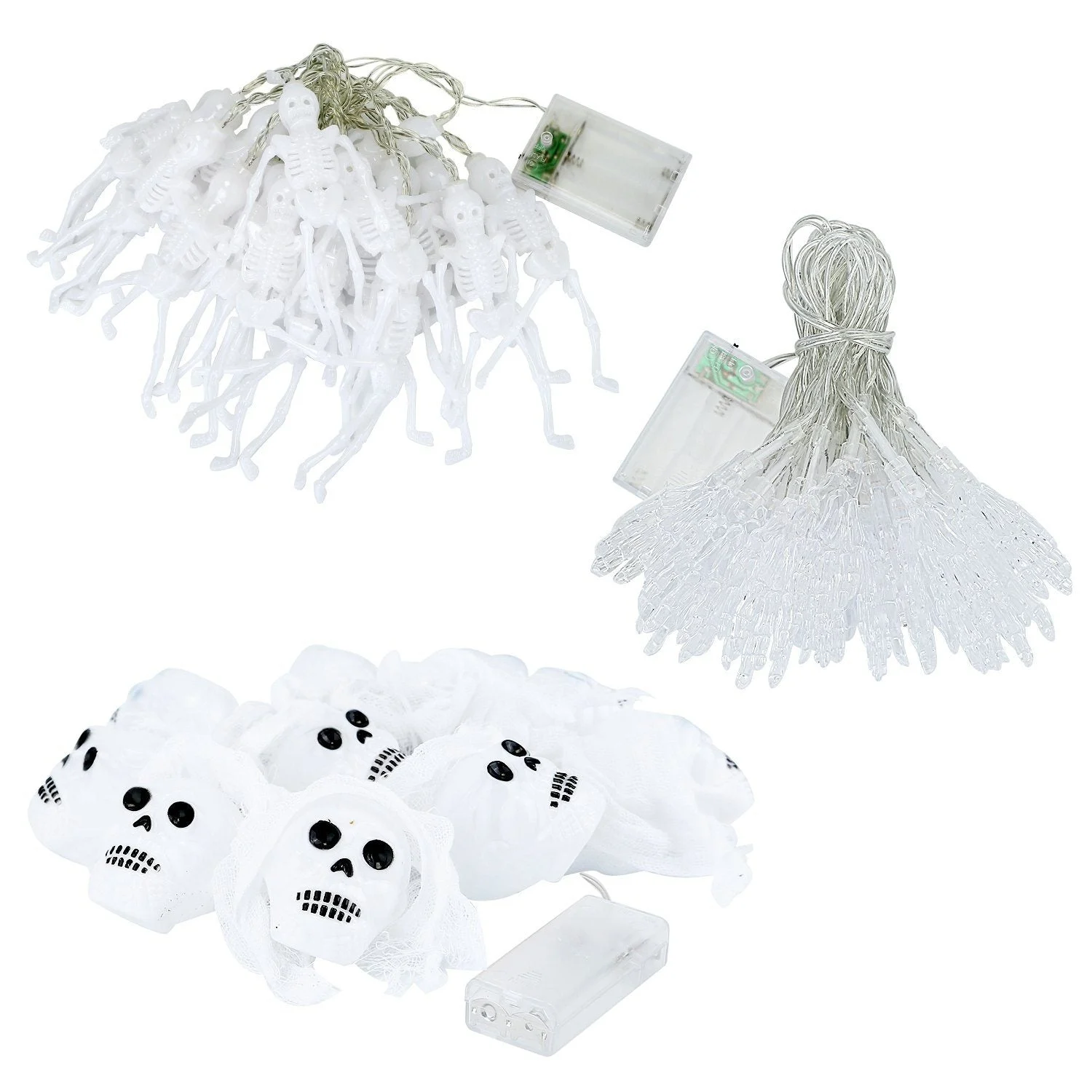 3-Pack: Halloween String Light Decorations -  - #tag1#