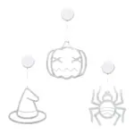 3 Pack Halloween Window Light with Suction Cup Hanging Holes tag1