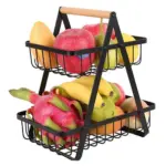 3 Tier Countertop Fruit Basket Portable Fruit Bowle Basket Kitchen Organizer Storage Dining Room Fruits Vegetable 5e1909d1 68d6 4f86 a613 f05373e6fed3