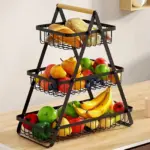 3 Tier Countertop Fruit Basket Portable Fruit Bowle Basket Kitchen Organizer Storage Dining Room Fruits Vegetable 9bd5b530 61ec 4230 a232 709528e2e736
