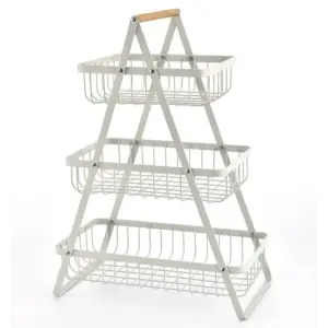 FruitCascade - 3-layer Fruit Basket