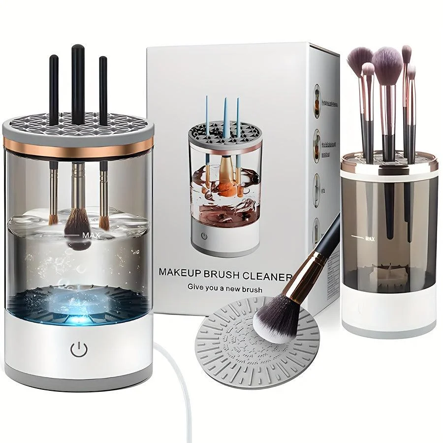 3-in-1 Automatic Makeup Brush Cleaning And Drying Stand -  - #tag1#