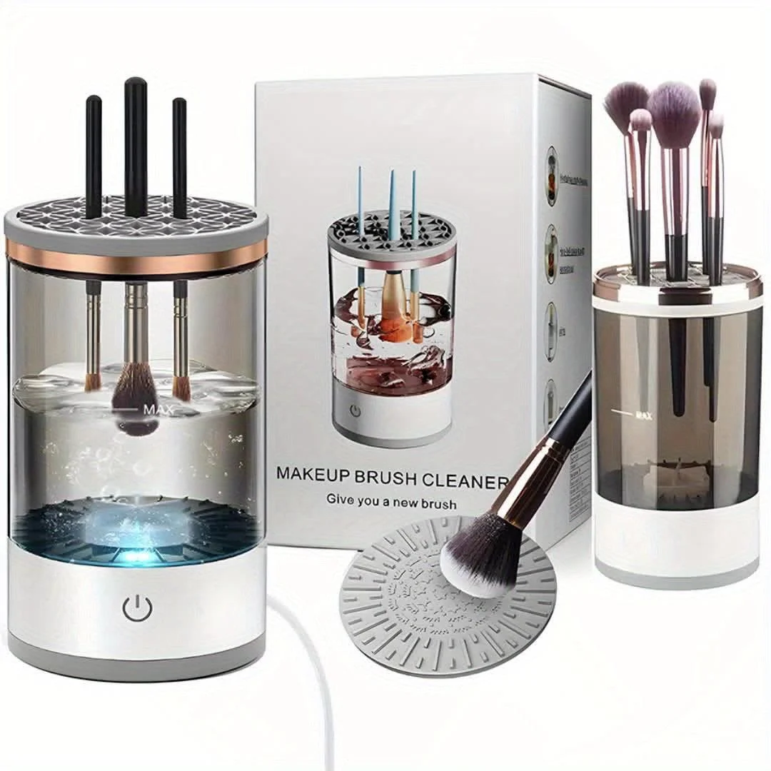 3-in-1 Automatic Makeup Brush Cleaning And Drying Stand -  - #tag1#