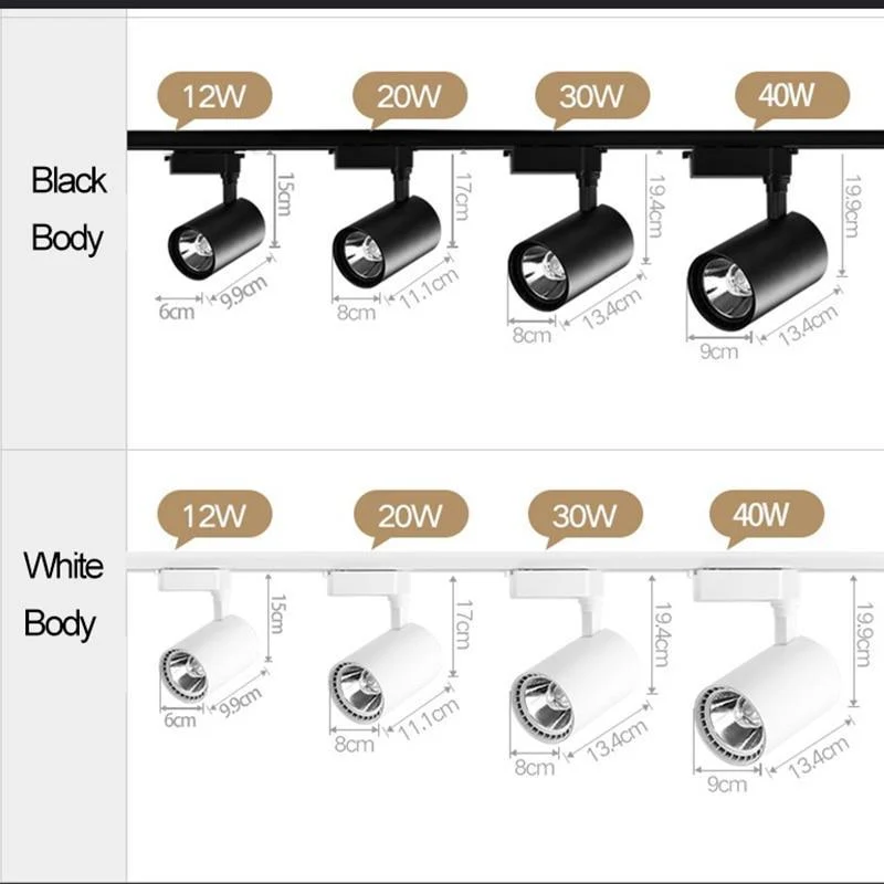 3-in-1 LED 40W Track Light - 1x Piece -  - #tag1#