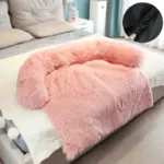 3 variant abnehmbare plusch pet hund bett sofa fur groe hunde haus matte zwinger winter warme katze bett pad waschbar hund kissen decke sofa abdeckung