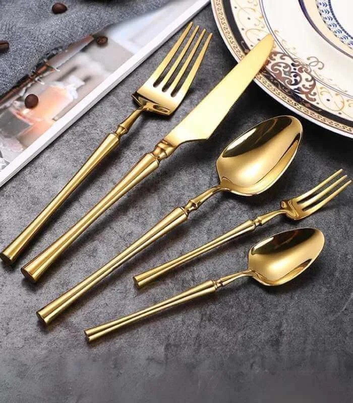 30 Pcs Cutlery Set Stainless Steel Mirror Polished Set for 6 -  - #tag1#