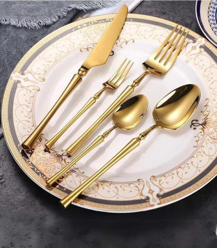 30 Pcs Cutlery Set Stainless Steel Mirror Polished Set for 6 -  - #tag1#