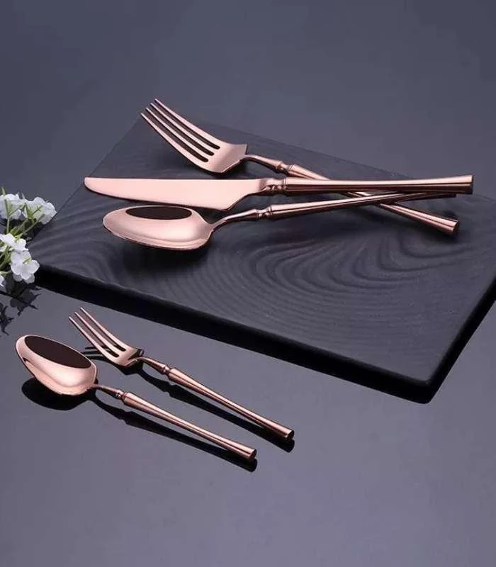 30 Pcs Cutlery Set Stainless Steel Mirror Polished Set for 6 -  - #tag1#