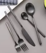 30_Pcs_Set_Cutlery_Boston_Contemporary_18-10_Matt_Stainless_Steel_Set_for_6_-_-_tag1_-4117897 30 Pcs Set Cutlery Boston Contemporary 18 10 Matt Stainless Steel Set for 6 tag1