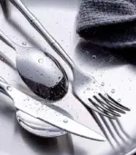 30 Pcs Stainless Steel Cutlery Set for 6 Bamboo Handle Style tag1