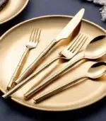 30 Pcs Stainless Steel Cutlery Set for 6 Bamboo Handle Style tag1