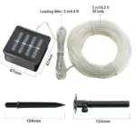 32 22M Outdoor Solar Rope String Lights 8 Modes Led Koperdraad Fairy Light Waterdichte Buis Lamp 1a54025d 63e4 493c a2b1 7a1fca1492a8