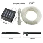 32 22M Outdoor Solar Rope String Lights 8 Modes Led Koperdraad Fairy Light Waterdichte Buis Lamp 9798f460 7e3e 4bf8 adca 06f46679fc86