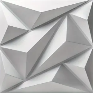 33pcs 3D Wall Tile Sticker, Easy To Stick And Peel Surface Wallpaper, PVC 3D Matt White Self-Adhesive Waterproof Wall Sticker