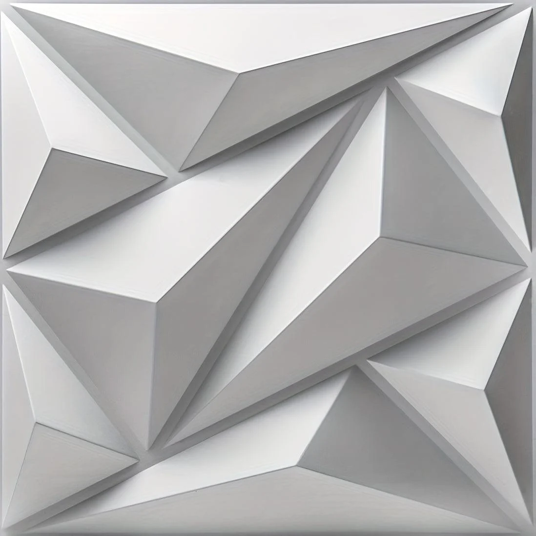 33pcs 3D Wall Tile Sticker, Easy To Stick And Peel Surface Wallpaper, PVC 3D Matt White Self-Adhesive Waterproof Wall Sticker -  - #tag1#