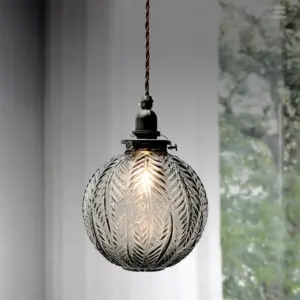 Homeko Living Room Small Globe Pendant Light