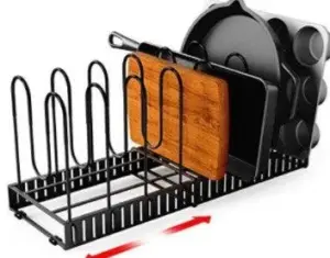 Storage Rack - IronShelf - 8 Levels - Adjustable Kitchen Organizer