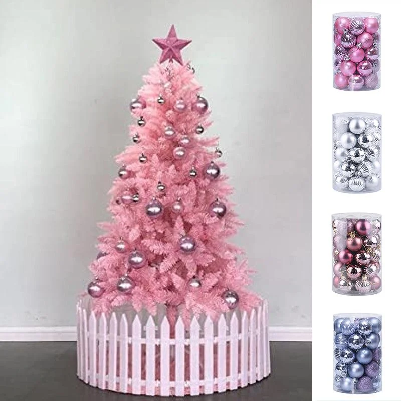 34pcs Christmas Tree Balls Ornaments -  - #tag1#