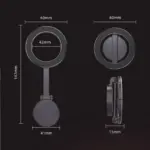 360 Adjustable Magnetic Phone Holder for Car tag1