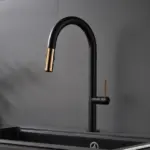 360 Degree Pull Out Luxury Kitchen Faucet tag1