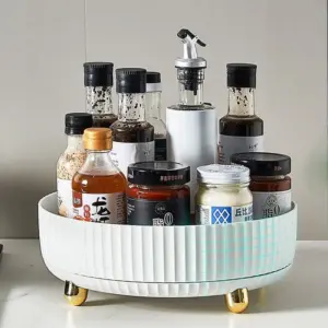 360° Rotatable Storage Tray, Spice Rack