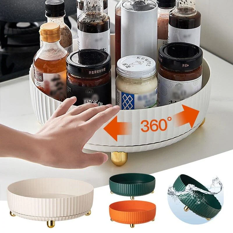 360° Rotatable Storage Tray, Spice Rack -  - #tag1#