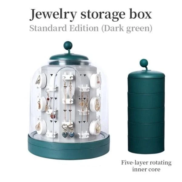 360 Rotating Design Jewelry Organizer -