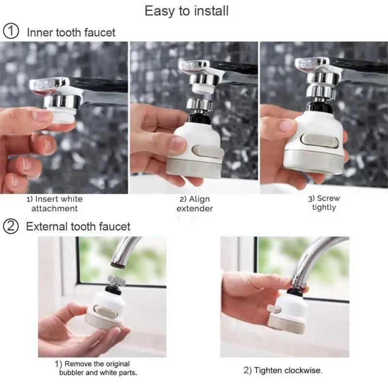 360 Swivel Water Saving Tap tag1
