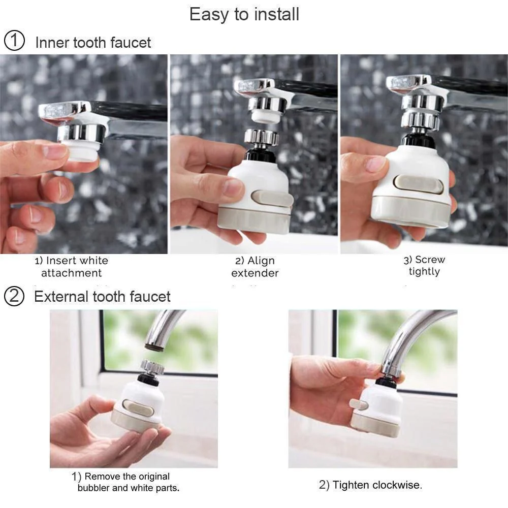 360° Swivel Water Saving Tap -  - #tag1#