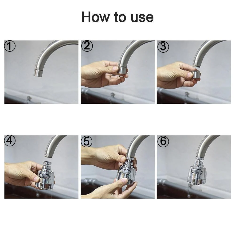 360° Swivel Water Saving Tap -  - #tag1#