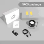 360 Touch Control LED Wall Light wireless USB rechargeable tag1