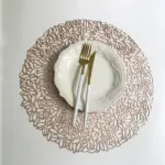 38 38cm Placemat Kitchen Table Mat Christmas Simulation PVC Table Mat Decor Table Decoration Accessories Mats 40e80633 3189 44aa b55a cf67374c299e