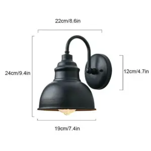 VintageGlow - retro wall light for outside