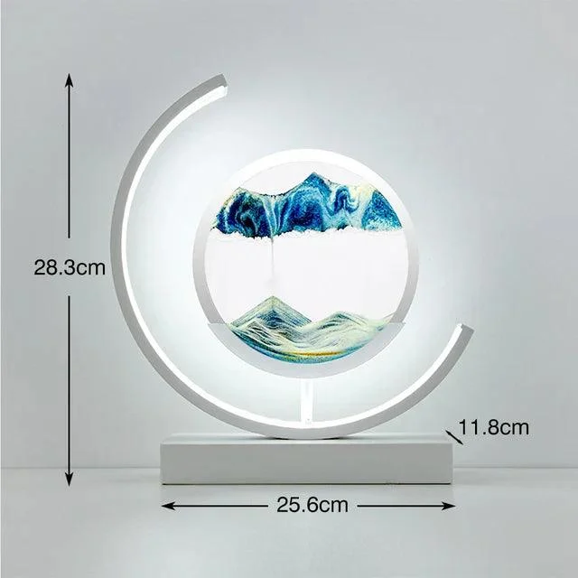 3d Led Sand Of Time Lamp