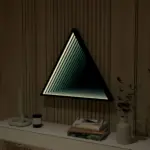 3D Triangle Infinity Spiegel Licht Wandleuchte LED RGB Musiksteuerung xlumina10