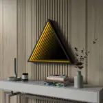 3D Triangle Infinity Spiegel Licht Wandleuchte LED RGB Musiksteuerung xlumina26