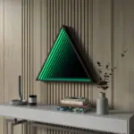 3D Triangle Infinity Spiegel Licht Wandleuchte LED RGB Musiksteuerung xlumina28