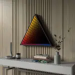 3D Triangle Infinity Spiegel Licht Wandleuchte LED RGB Musiksteuerung xlumina30
