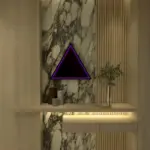 3D Triangle Infinity Spiegel Licht Wandleuchte LED RGB Musiksteuerung xlumina33