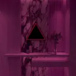 3D Triangle Infinity Spiegel Licht Wandleuchte LED RGB Musiksteuerung xlumina39