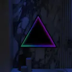 3D Triangle Infinity Spiegel Licht Wandleuchte LED RGB Musiksteuerung xlumina43