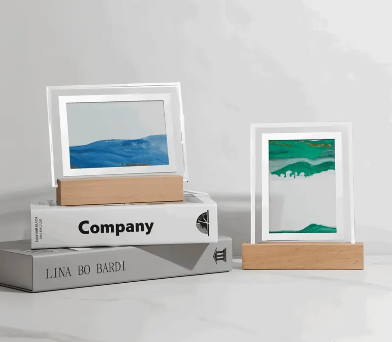 3DFlow Night Light Creative Frame Quicksand Art Decoration tag1