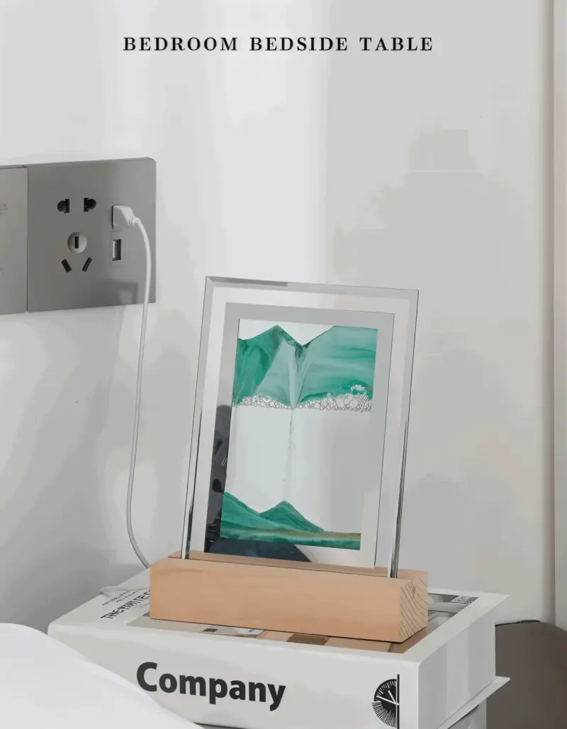 3DFlow Night Light Creative Frame Quicksand Art Decoration tag1