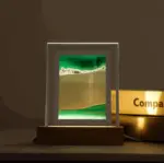 3DFlow Night Light Creative Frame Quicksand Art Decoration tag1